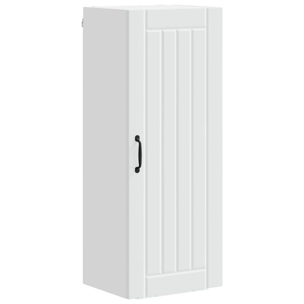 vidaXL Dishwasher Panel Lucca White 40 x 31 x 100 cm Engineered Wood