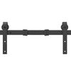 vidaXL Sliding Door Hardware Kit 427 cm Steel Black