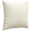vidaXL Sofa Pillows 2 pcs Cream 50 x 50 cm Corduroy Fabric