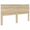 vidaXL Headboard with Headboard Sonoma Oak 200 cm Engineered Wood