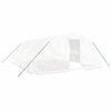 vidaXL Greenhouse with Steel Frame White 30 m&sup2; 6x5x2,3 m