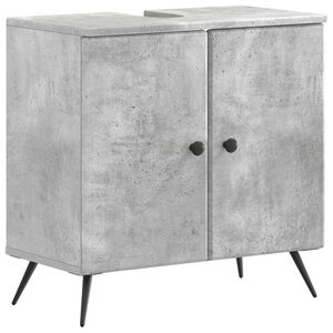 vidaXL Bathroom Sink Cabinet BREDA Concrete Grey 59.5 x 31.5x 59 cm