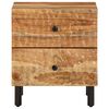 vidaXL Bedside Cabinets 2 pcs 40x33x46 cm Solid Wood Acacia