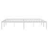 vidaXL Metal Bed Frame without Mattress White 160x200cm