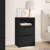 vidaXL Bedside Table Black 40 x 30 x 467 cm Engineered Wood