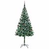 vidaXL Artificial Christmas Tree with Stand Green 180 cm PVC and Steel