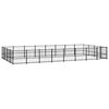 vidaXL Outdoor Dog Kennel Steel 30.11 m&sup2;