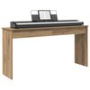 vidaXL Keyboard Stand Artisan Oak 130 x 32 x 64 cm Engineered Wood