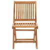 vidaXL Folding Garden Chairs 2 pcs Solid Teak Wood