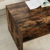 vidaXL Coffee Table Smoked Oak 100 x 50 x 40 cm Engineered Wood