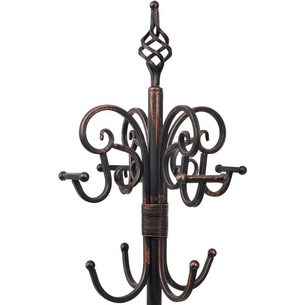 vidaXL Coat Stand Iron Antique Black