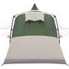 vidaXL Teepee Tent with Roof with Storage Green 720 x 465 x 295 cm