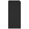 vidaXL Sideboard Black 45x35x75 cm Engineered Wood