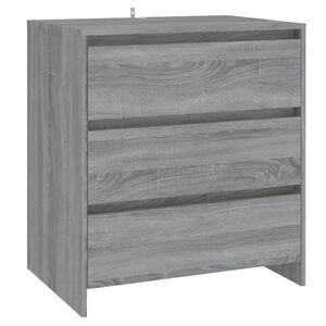 vidaXL Sideboard Grey Sonoma 70x41x75 cm Engineered Wood