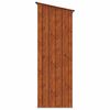 vidaXL Garden Sheds Brown 140.5 x 74 x 200 cm Metal