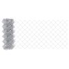 vidaXL Chain Link Fence Silver