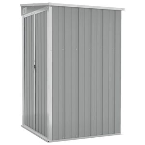 vidaXL Garden Shed | Grey | Galvanised steel, metal | Medium | Storage