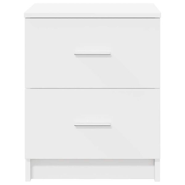 vidaXL Bedside Cabinets 2 pcs with 2 Drawers White 40x36x50 cm