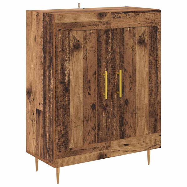 vidaXL Sideboard Old Wood 69.5 x 34 x 90 cm Engineered Wood and Iron