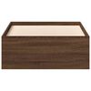 vidaXL Bed Frame without Mattress Brown Oak 90x200 cm