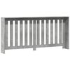 vidaXL Radiator Cover Concrete Grey 175x20x82 cm Engineered Wood