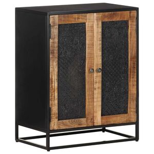 vidaXL Sideboard 60x35x75 cm Rough Mango Wood