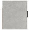 vidaXL Wall Mounted TV Cabinet Concrete Grey 100x34.5x40 cm