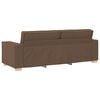 vidaXL Sofa Brown 220 x 78 x 84 cm Fabric