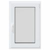 vidaXL Basement Window "RISOR" 60x80 cm Tilt&Turn DIN Right White