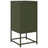 vidaXL Bedside Cabinet Olive Green 36x39x78 cm Cold-rolled Steel