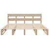 vidaXL Bed Frame without Mattress 200x200 cm Solid Wood Pine