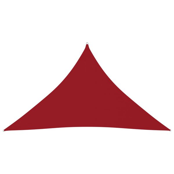 vidaXL Sunshade Sail Oxford Fabric Triangular 5x5x6 m Red