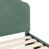 vidaXL Children's Bed Frame with Headboard Sea Green 90 x 190 cm