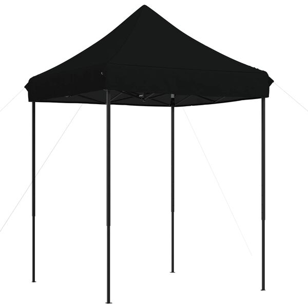 vidaXL Party Tent Folding Black 200 x 200 x 306 cm Oxford Fabric