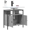 vidaXL Bathroom Sink Cabinet Grey Sonoma 60x30x60 cm Engineered Wood