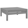 vidaXL 14 Piece Garden Lounge Set Solid Wood Pine Grey