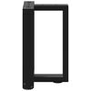 vidaXL Coffee Table Legs T-Shaped&nbsp;2 pcs Black 28x25x(42-43) cm Steel