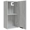 vidaXL Wall-mounted Bathroom Cabinet Grey Sonoma 32x20x67 cm