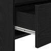 vidaXL Sideboard Black Oak 105 x 30 x 70 cm Engineered Wood