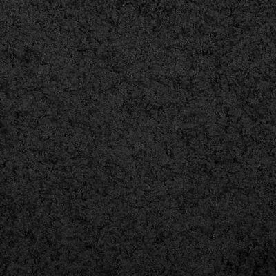 vidaXL Shaggy Rug PAMPLONA High Pile Modern Black Ø 80 cm