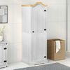 vidaXL Wardrobes with Shelf White 55 x 52 x 170 cm Solid Pine Wood