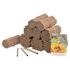 dobar 450-Piece Paper Tube Set and Seed Mixture