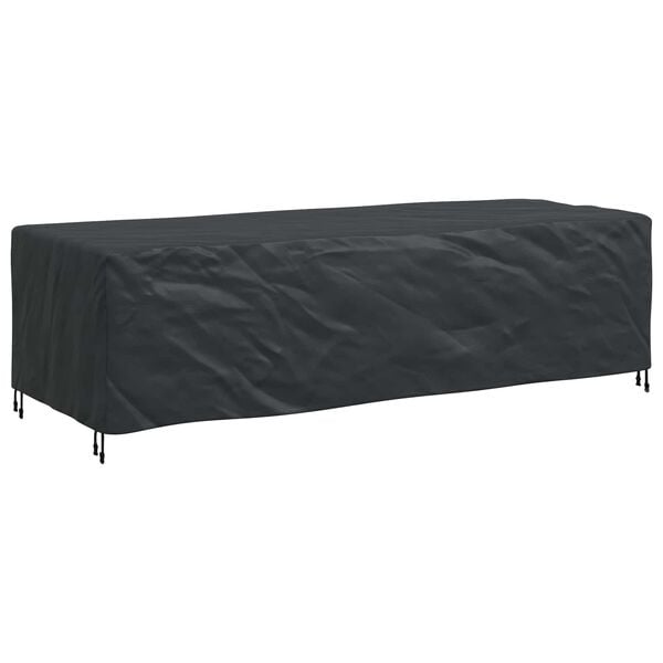 vidaXL Furniture Cover Plain Black 270 x 110 x 70 cm 420D