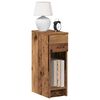vidaXL Bedside Cabinet with Drawer Old Wood 20x36x60 cm