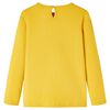 Kids' T-shirt with Long Sleeves Ochre 104