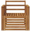 vidaXL Outdoor Sofa Set Natural 71 x 63 x 73 cm Solid Acacia Wood