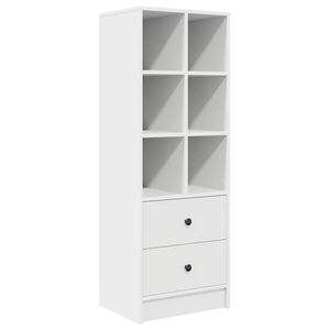 vidaXL Highboard with Drawer White 45.5 x 34 x 127 cm