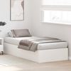 vidaXL Bed Frame with Storage White 90 x 200 cm Engineered wood