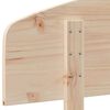 vidaXL Headboard 150 cm Solid Wood Pine