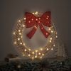 vidaXL Wreath with 60 LEDs Warm white 76 x 76 x 8 cm PET